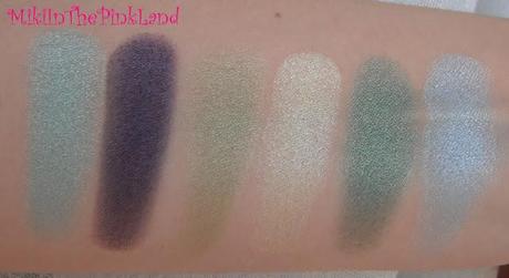 FRONT COVER: a rainbow of colours palette. Swatches