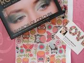 FRONT COVER: rainbow colours palette. Swatches