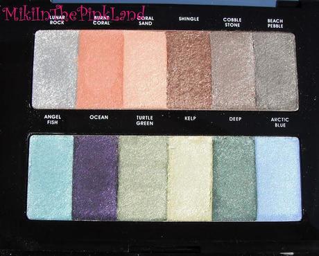 FRONT COVER: a rainbow of colours palette. Swatches