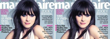 Zooey Deschanel su MarieClaire