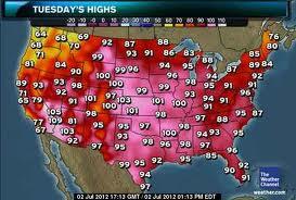 ONDATA DI CALDO INFERNALE NEGLI STATI UNITI