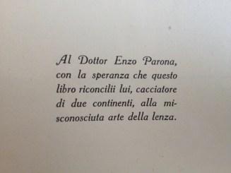 Dedica del libro