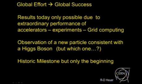 Dalla Teoria delle Stringhe alla caccia al Bosone di Higgs passando per il “mal di testa” odierno di Stephen Hawking. E un elogio del “modello” femminile Fabiola Gianotti.