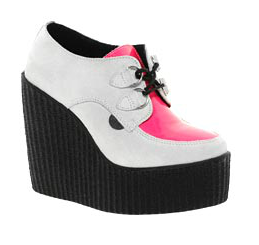 Scarpa modello creeper con zeppa