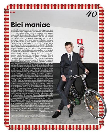 MODEL CRISTIAN GRIB BICI MANIAC - INDEPENDENT MEN MILANO - FOTO BY STEFANO RONCATO.