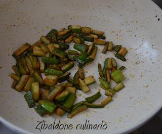 Pasta integrale con crema al parmigiano e zucchine