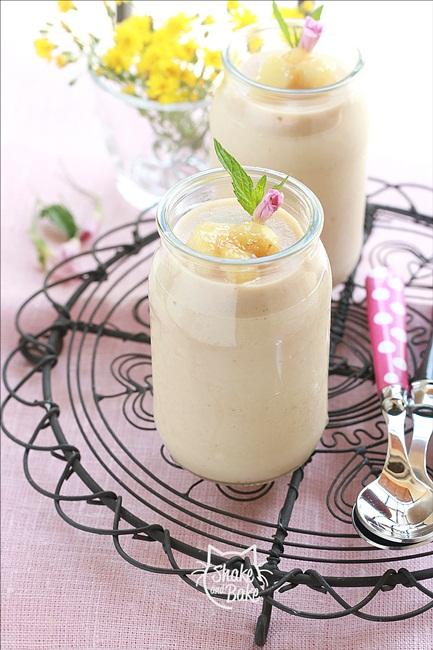 Mousse di yogurt e pesche