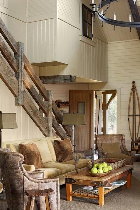 Appuntamento al ranch: farmhouse and lodge mix...