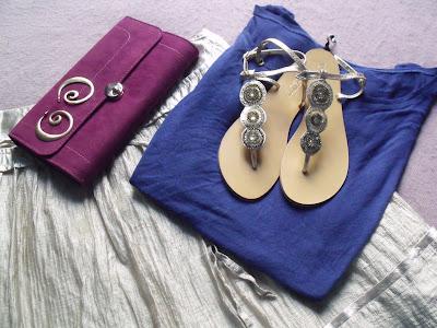 OUTFIT #4 - BLUE, VIOLET & GOLD