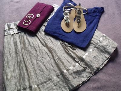OUTFIT #4 - BLUE, VIOLET & GOLD