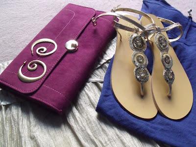 OUTFIT #4 - BLUE, VIOLET & GOLD