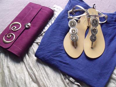 OUTFIT #4 - BLUE, VIOLET & GOLD