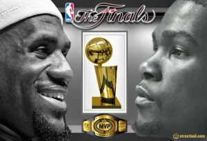 Basket NBA: LeBron James e Kevin Durant a confronto