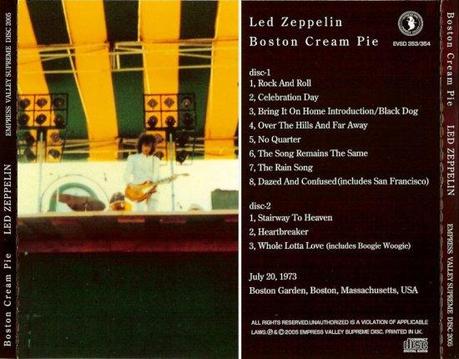 Led Zeppelin - Boston Cream Pie - 7-20-1973