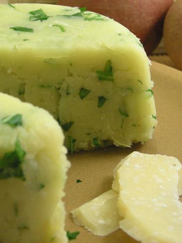 Tortino di patate e rucola