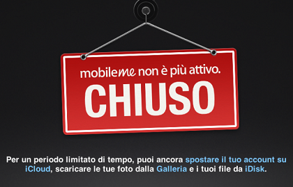 Addio MobileMe…