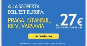 Air One: Europa dell’est da 27€