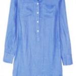 J Crew - Linen Henley Tunic