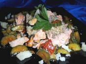 Orzo perlato salmone, zucchine pecorino