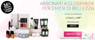 NOVITA' ABBONAMENTI GLOSSYBOX