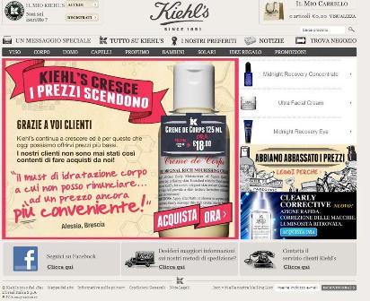 Kiehl’s: scopri il fantastico mondo di prodotti sul sito e-commerce www.kiehls.it