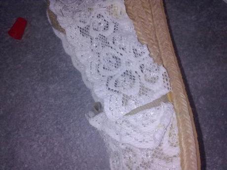 DIY lace Espadrillas inspired  Valentino