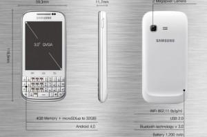 Nuovo smartphone di Samsung: Samsung Galaxy Chat