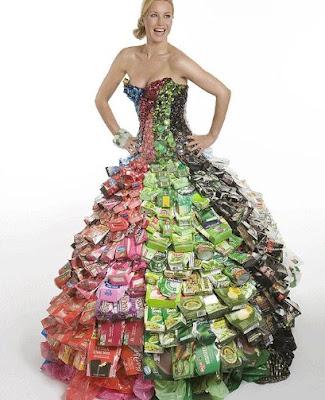 HOT COUTURE..BUT RECYCLED!!!!