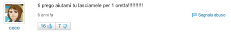 Rucola, tette, masturbazione…Le ultime da yahoo answer