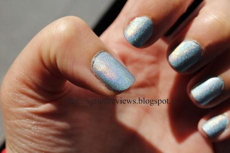 Smalti olografici. (Review Pupa Holographic Sky Blue)