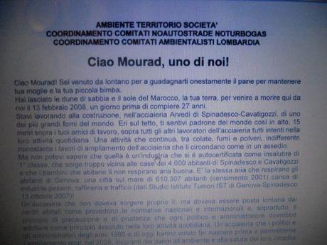 Caso Arvedi: la forza del giornale e del Comune non han risolto nulla, gli animi sono esasperati, il pm Francesco Messina ha una grande occasione: riportare pace