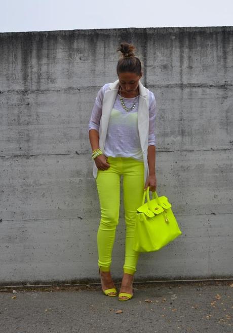 Transparent blazer.