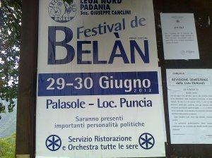 Nelle valli del nord la lega va sempre forte anche se non sanno dove stanno andando. Festa con ospiti a sorpresa.