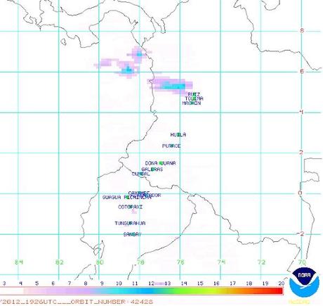 Volcano activity of July 6, 2012 – Colombia, Mexico, California, Hawaii, Sicilia, Indonesia, DR Congo and Canary Islands