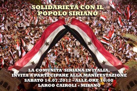 Per la Siria – Milano, 14 luglio 2012