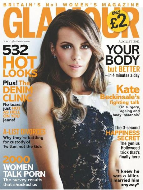 MAGAZINE | Kate Beckinsale covergirl di Glamour UK nel numero di agosto