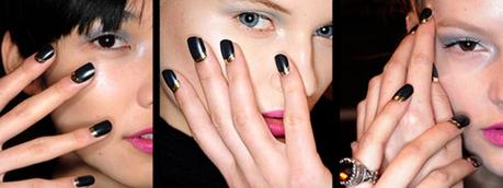 #5 Nail Advertising Corner: Half Moon Manicure