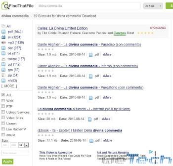 Trova file con oltre 200 estensioni da scaricare direttamente con FindThatFile