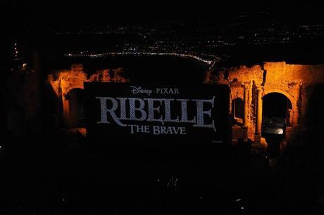 Un momento della proiezione di Ribelle - The Brave al Teatro Antico di Taormina (23-06-2012) BRAVE(heart): Cuore (Impavido) di Principessa