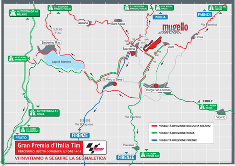 Informazioni utili su come arrivare al Mugello per il Gran Premio d’Italia Tim 2012