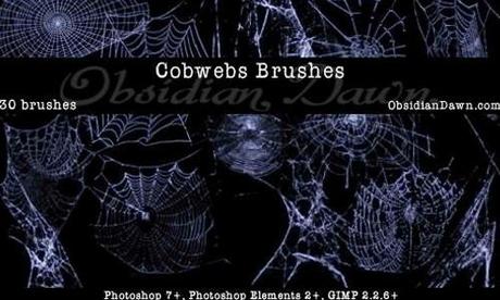 cobwebs photoshop brushes