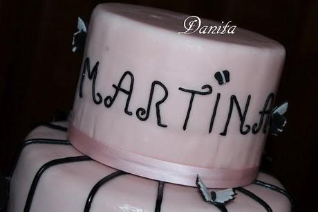 La torta a 4 piani fashion