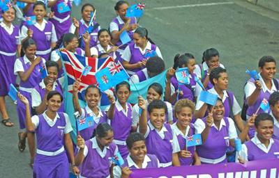 Studenti a Fiji