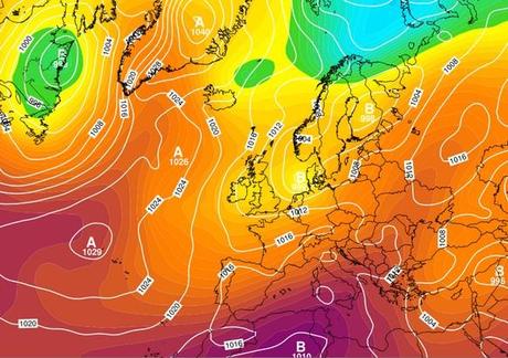 Bassa pressione sul Mediterraneo, ma non piove