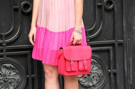 In the Street...Pink Does Not Stop...PMFW/Haute Couture Paris