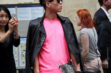 In the Street...Pink Does Not Stop...PMFW/Haute Couture Paris