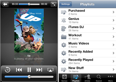 Airplay Enabled Apps: Con Remote controlliamo iTunes da iDevices