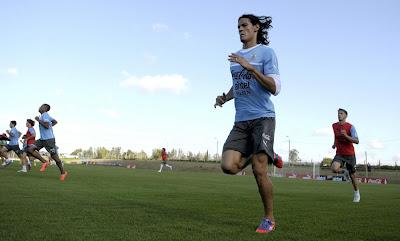 Cavani guiderà l'Uruguay alle prossime Olimpiadi di Londra