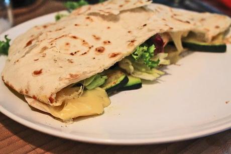 Piadina vegetariana per cena!