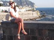 Striped skirt white
